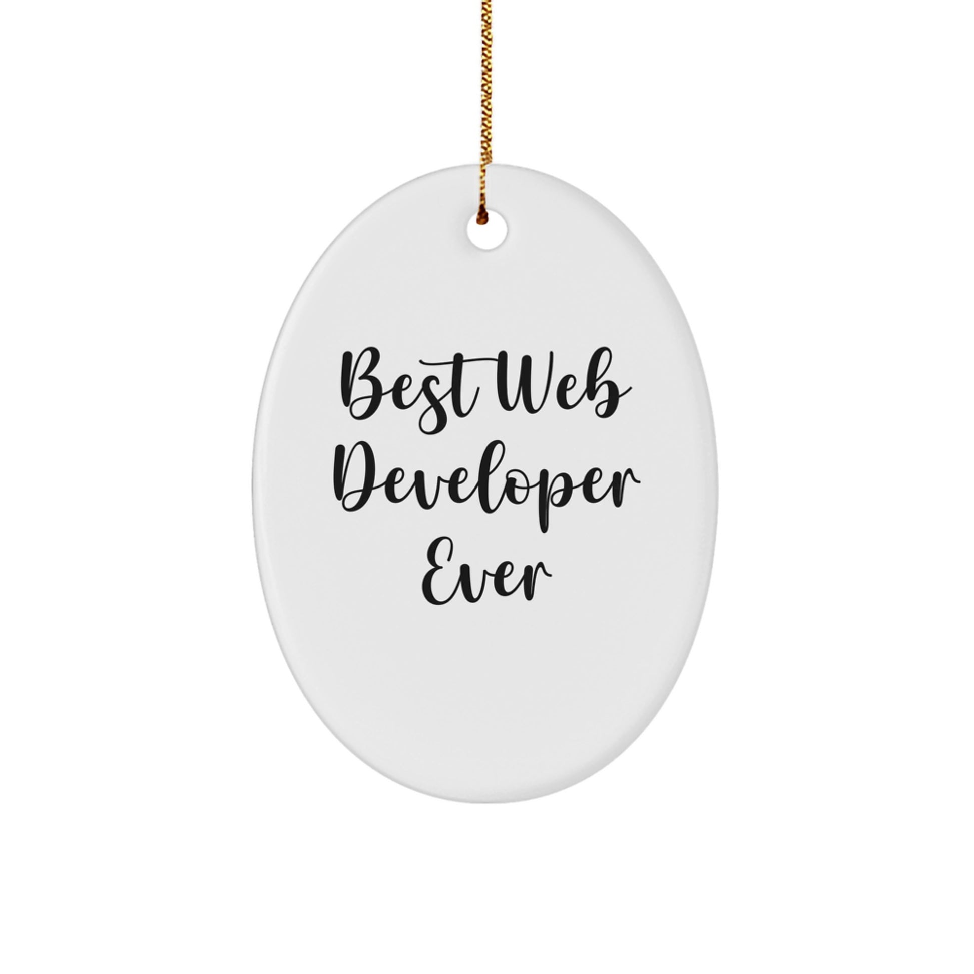 Christmas Gift for Her Web Developer Keepsake Ornament Present - Image 1