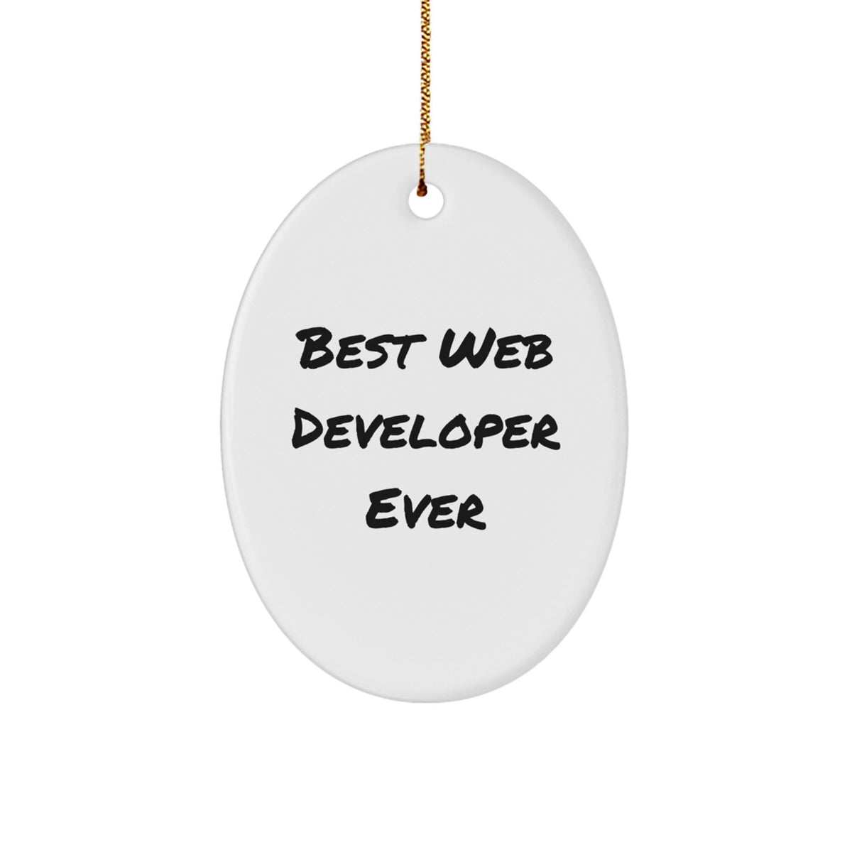 Web Developer Keepsake Christmas Ornament for Him Bright Gift - Image 1