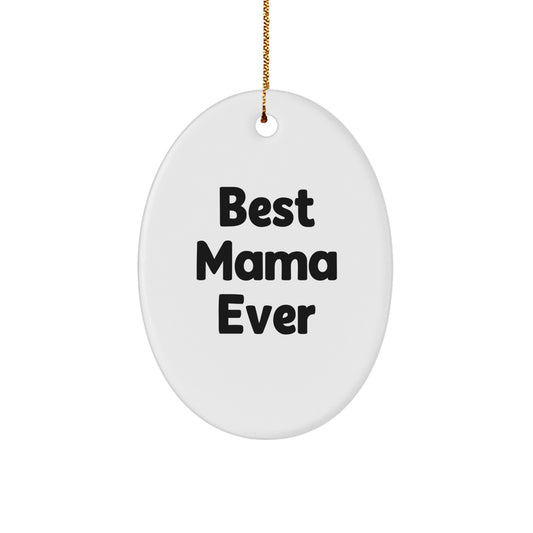 Mama Keepsake Oval Ornament for Her Christmas Gift - Image 1
