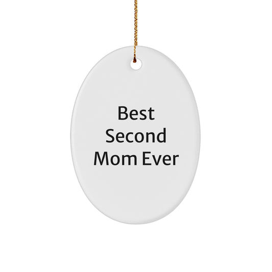 Second Mom Keepsake Christmas Ornament for Her Gift - Image 1