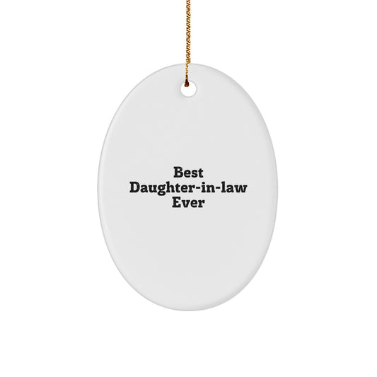 Christmas Gift Oval Ornament Surprise for Teens Daughter-in-law - Image 1