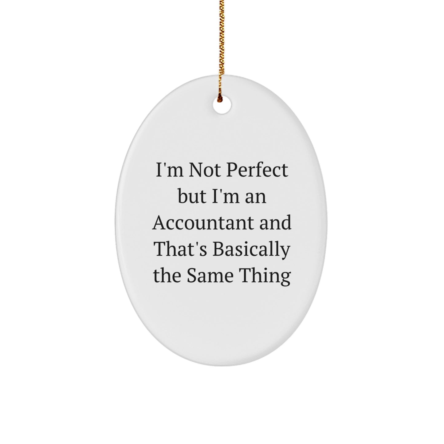 Accountant Keepsake Christmas Ornament for Him Gift – Holiday Tree - Image 1
