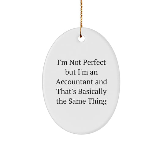 Accountant Keepsake Christmas Ornament for Him Gift – Holiday Tree - Image 1