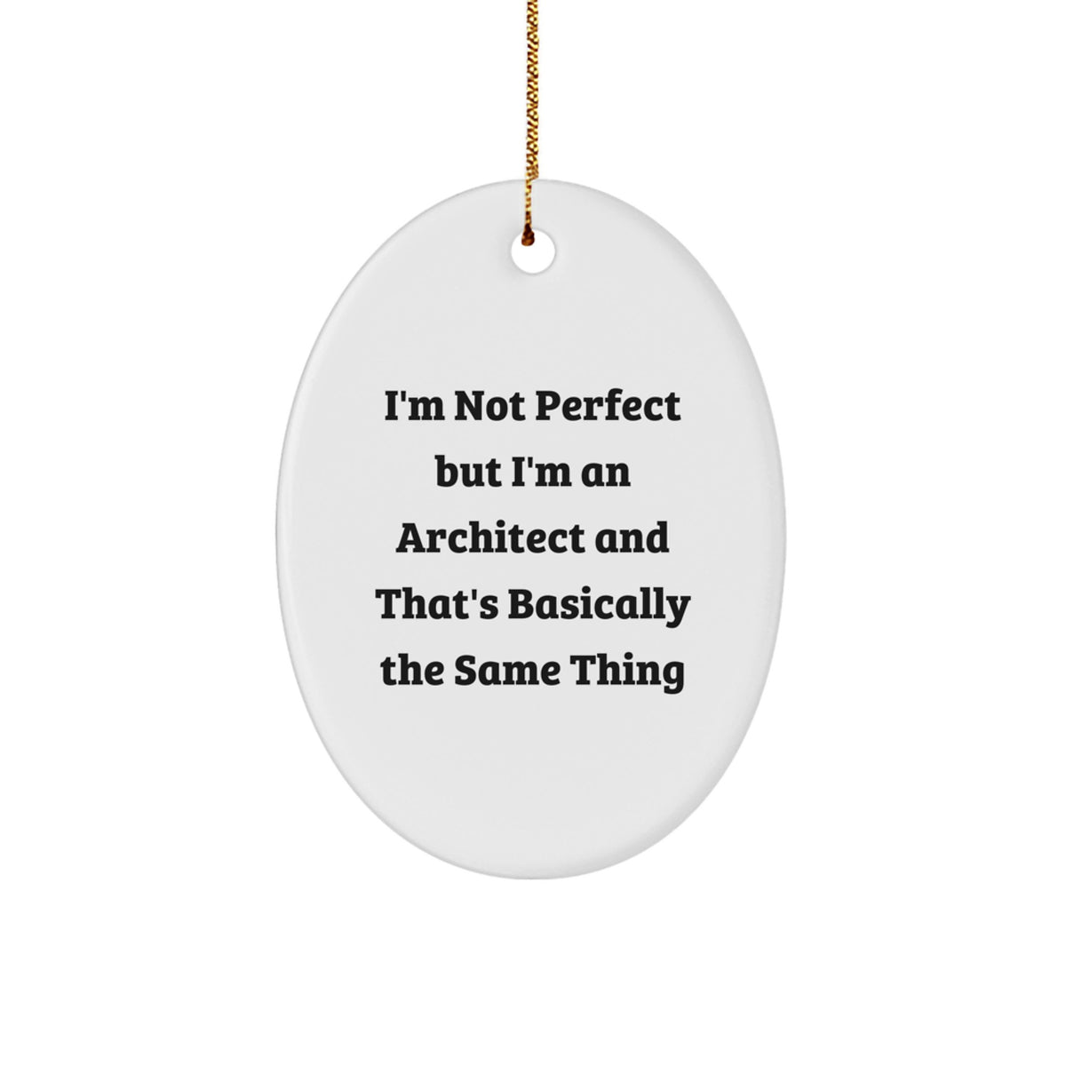 Christmas Ornament for Her Gift Architect Surprise Present - Image 1