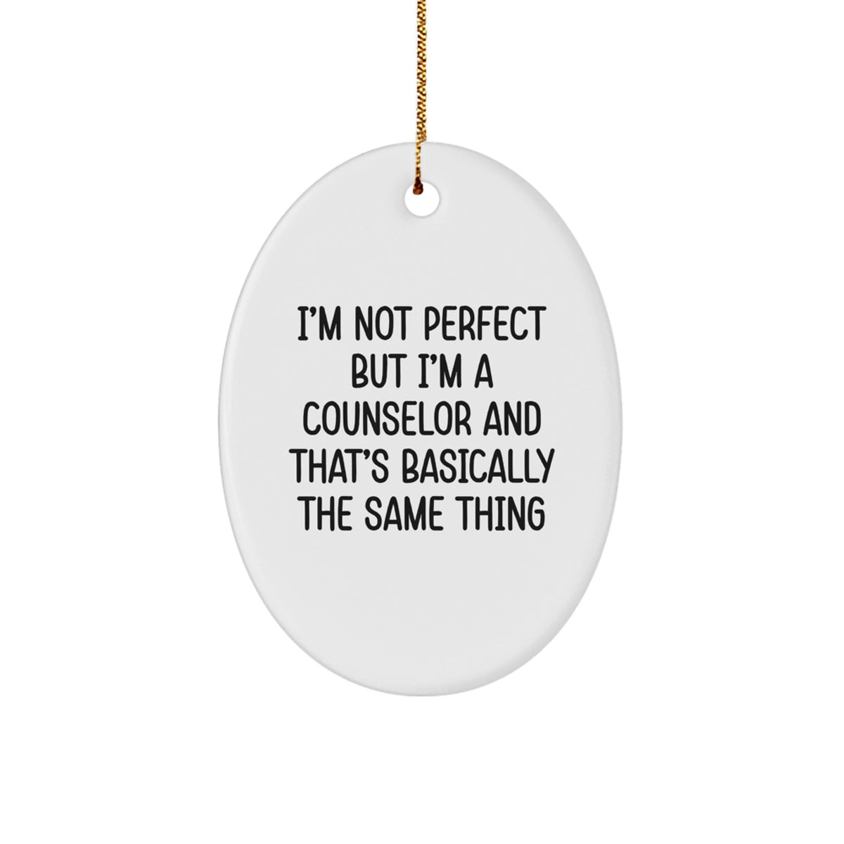 Counselor Keepsake Christmas Ornament for Him Heartwarming Holiday Gift - Image 1