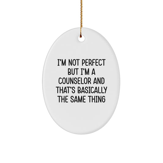 Counselor Keepsake Christmas Ornament for Him Heartwarming Holiday Gift - Image 1