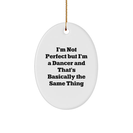 Family Treasure Dancer Oval Christmas Ornament Gift - Image 1
