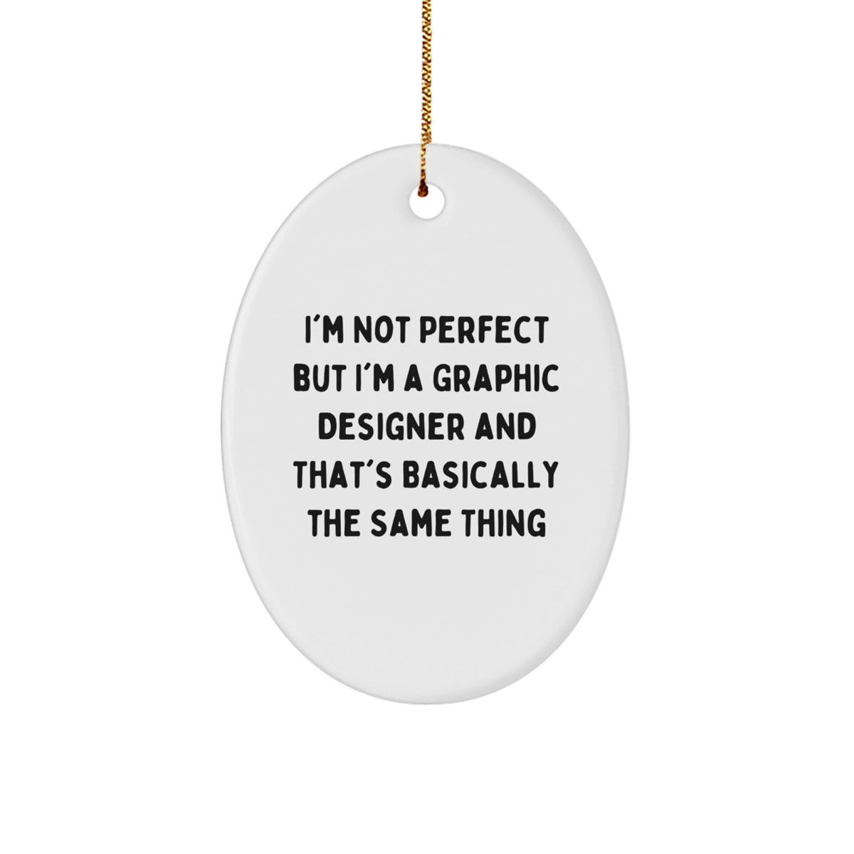 Graphic Designer Keepsake Christmas Ornament for Him Gift - Image 1