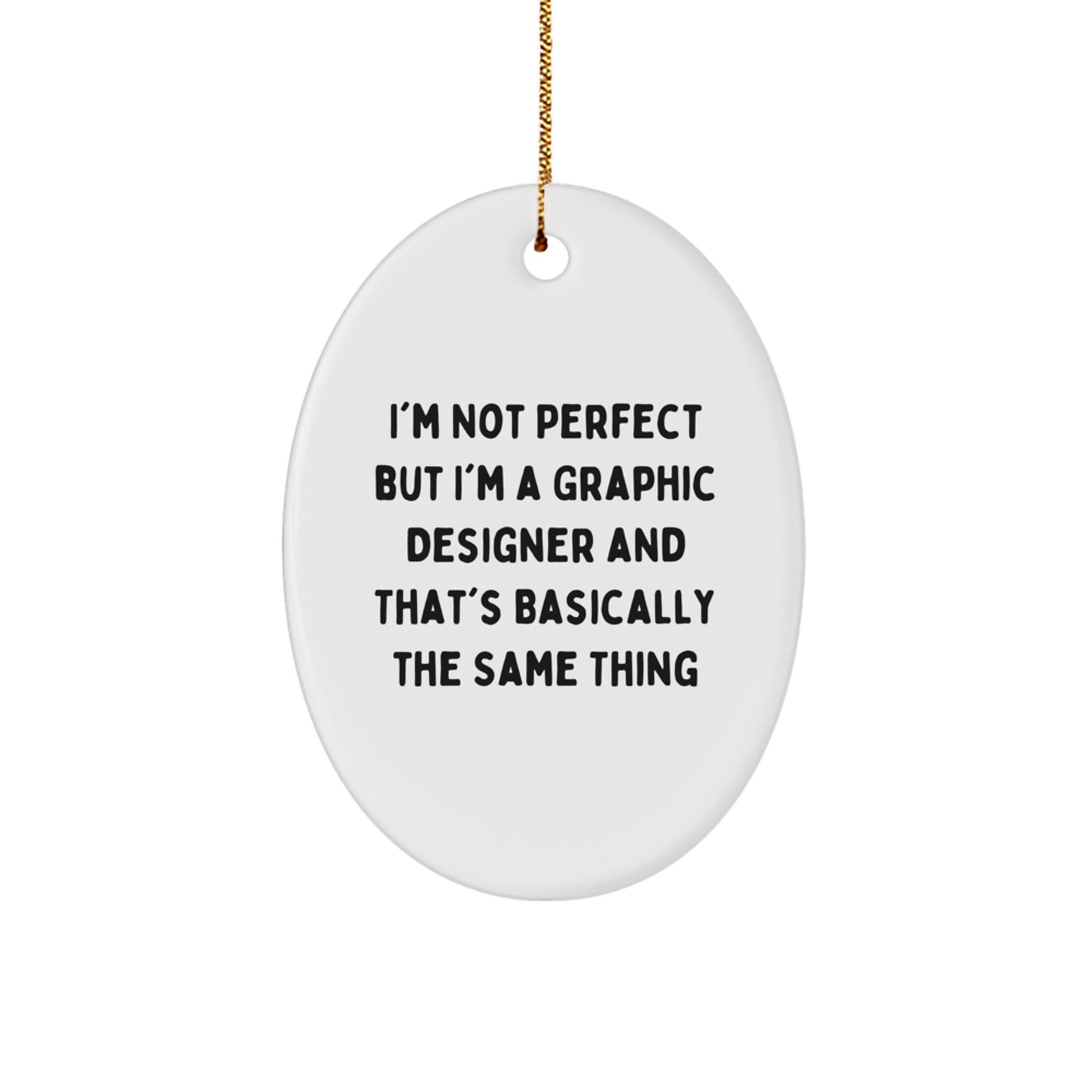 Graphic Designer Keepsake Christmas Ornament for Him Gift - Image 1