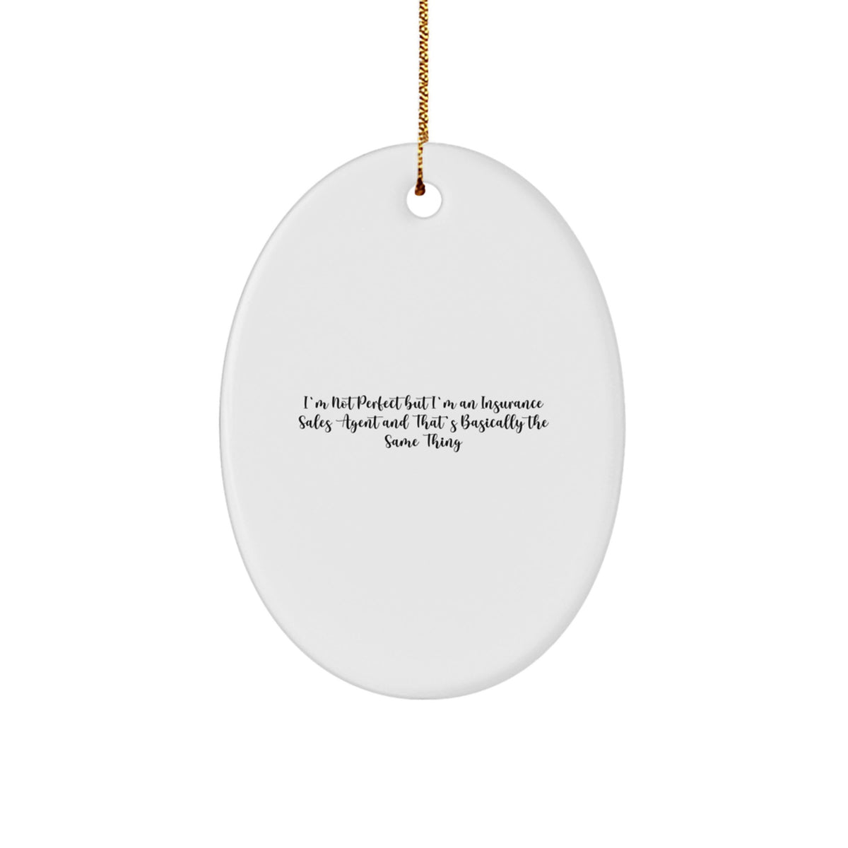 Insurance Sales Agent Essential Christmas Ornament Gift for a Best - Image 1