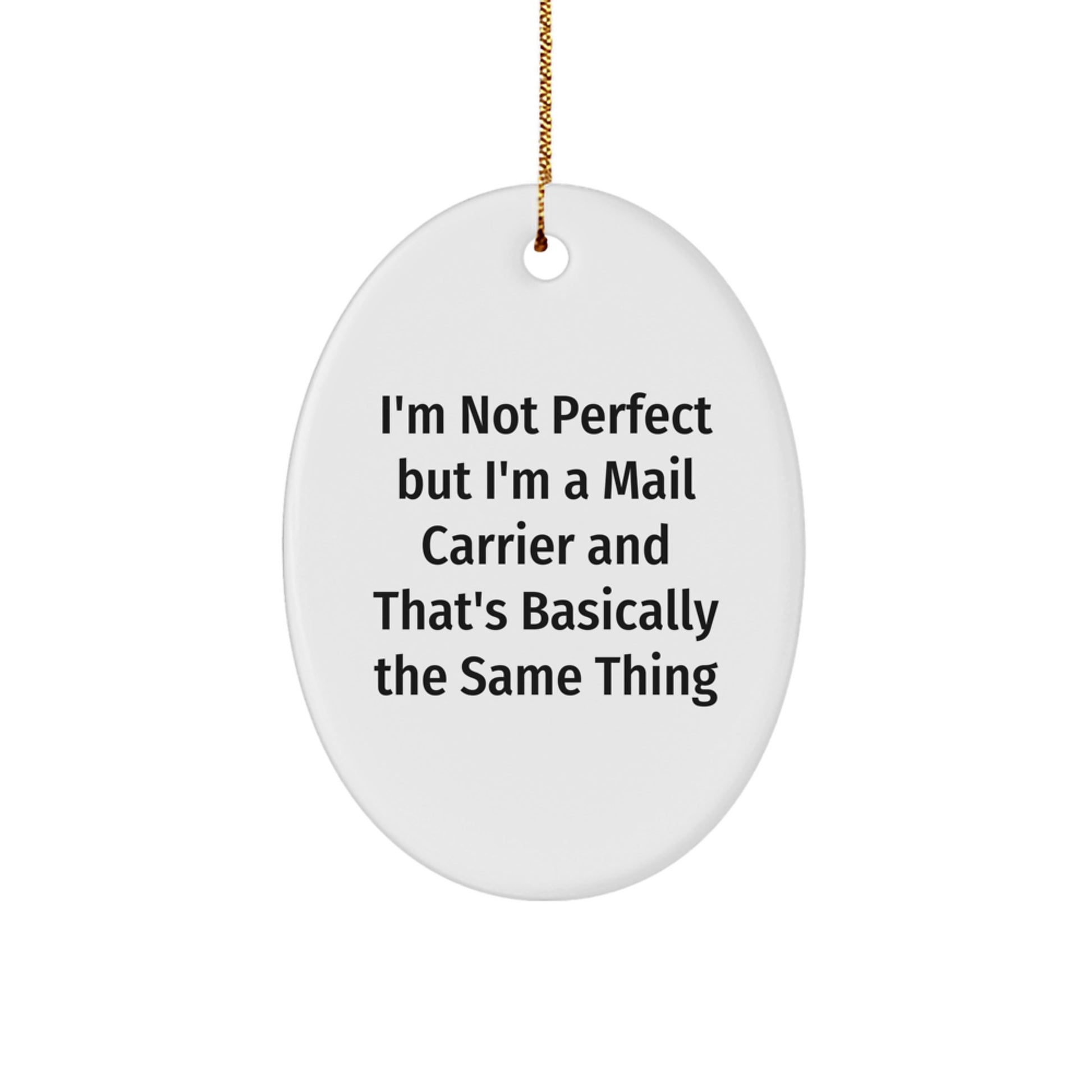 Mail Carrier Christmas Ornament Gift for Family Treasure - Image 1
