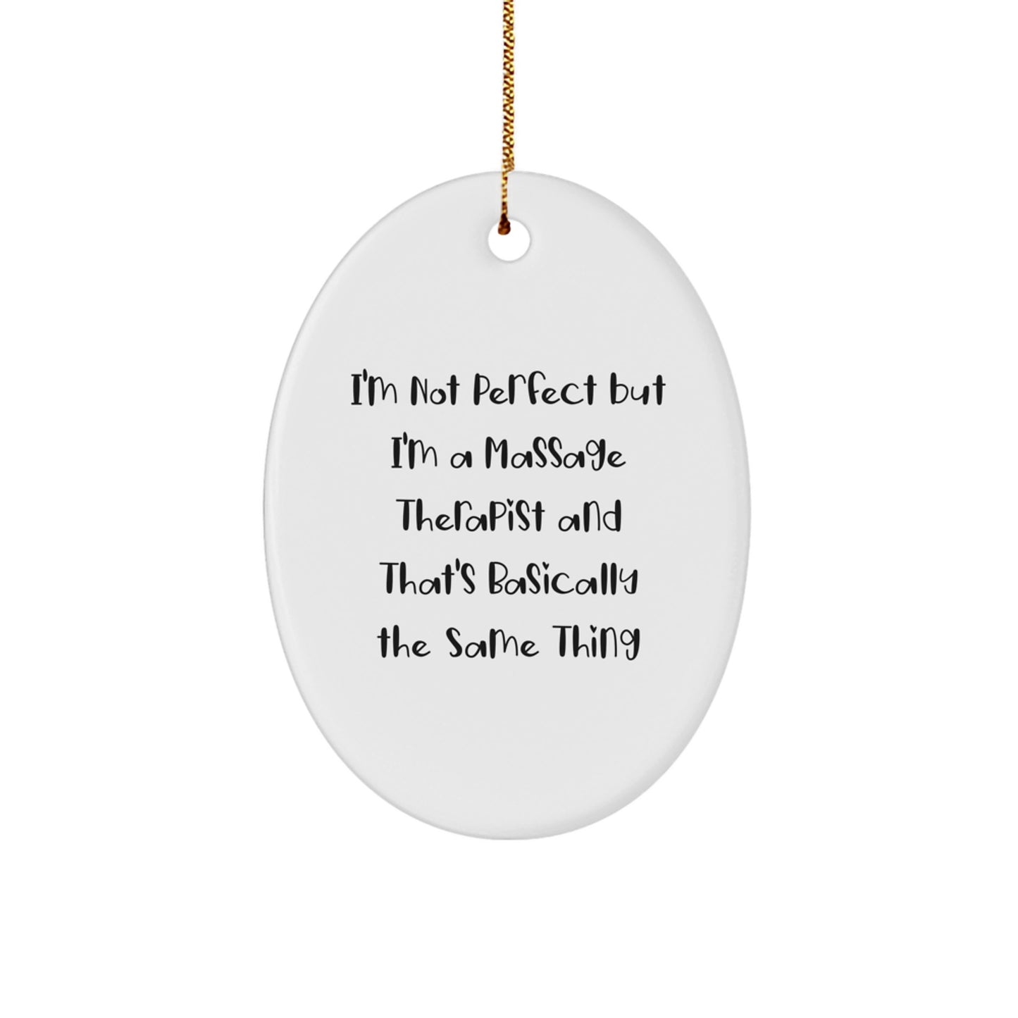 Massage Therapist Keepsake Christmas Ornament for Him Gift - Image 1