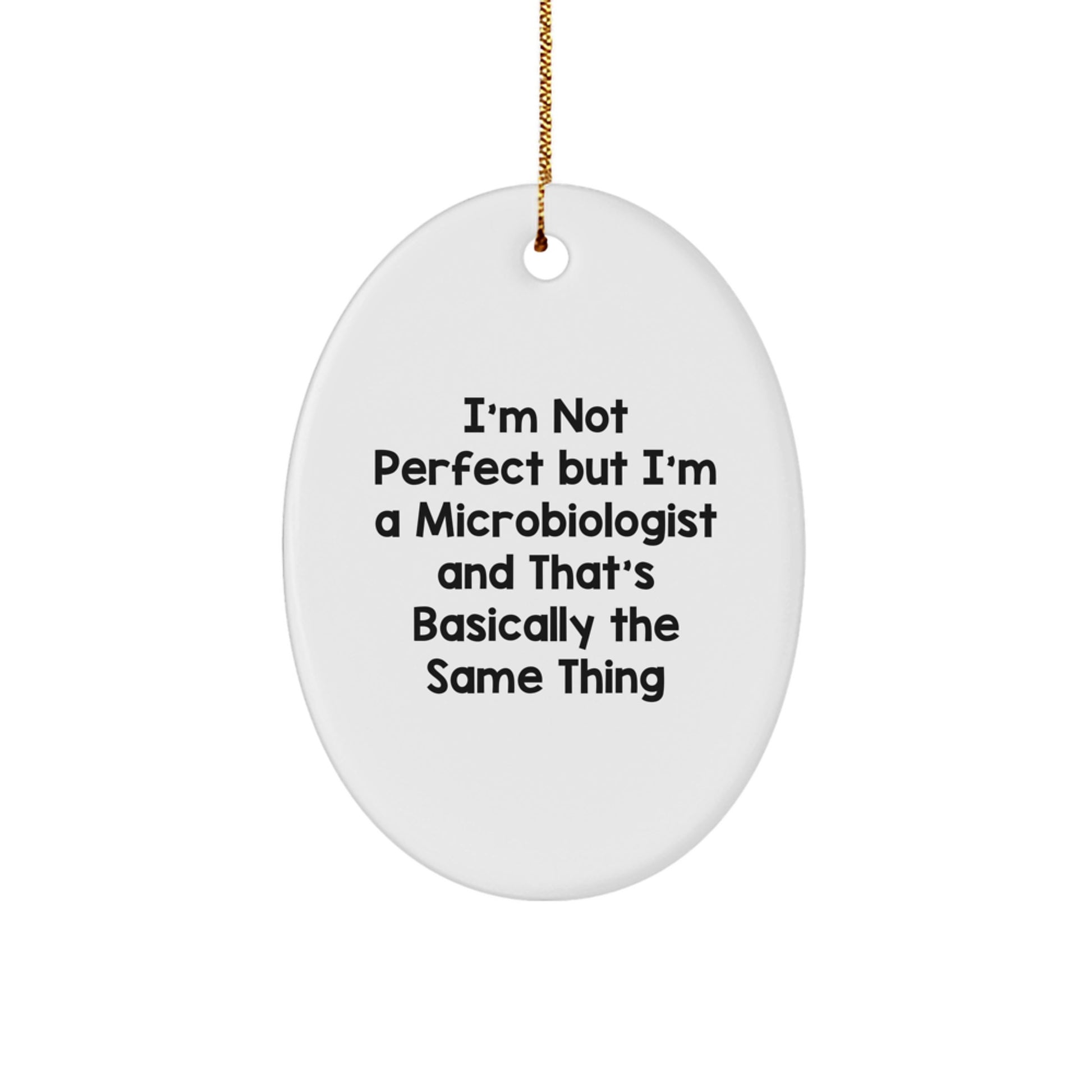 Microbiologist Christmas Ornament for Family Treasure Gift - Image 1