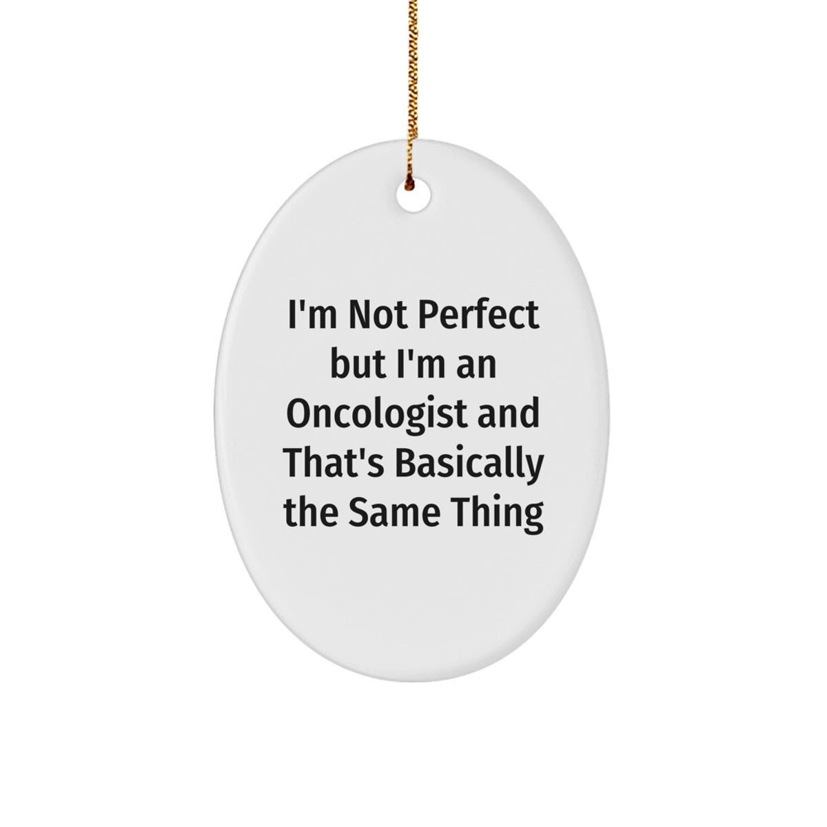 Novelty Oncologist Christmas Ornament for Friends Gift With Humorous - Image 1