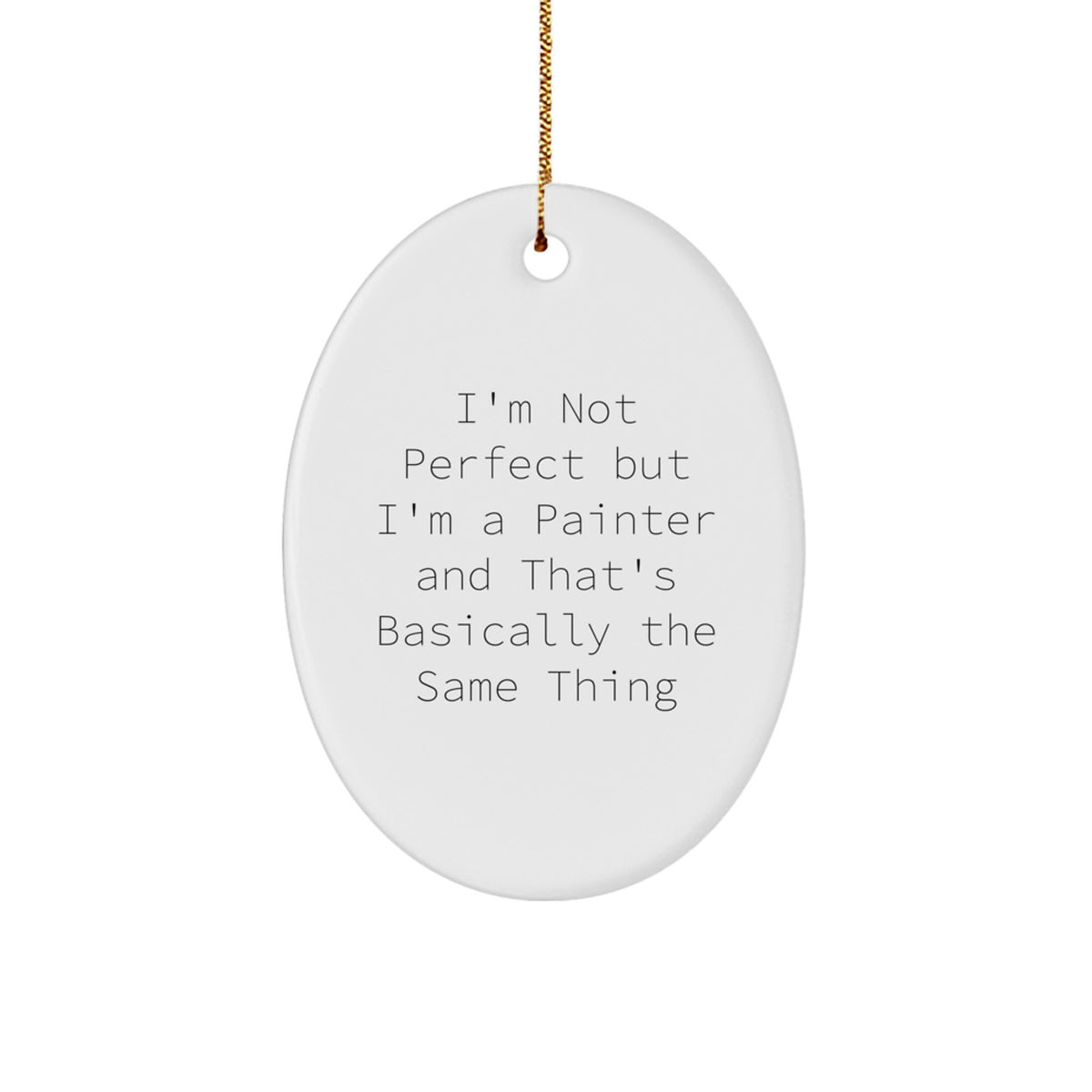 Painter Keepsake Christmas Ornament for Him Gift - Image 1