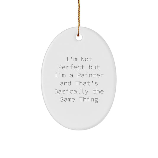 Painter Keepsake Christmas Ornament for Him Gift - Image 1