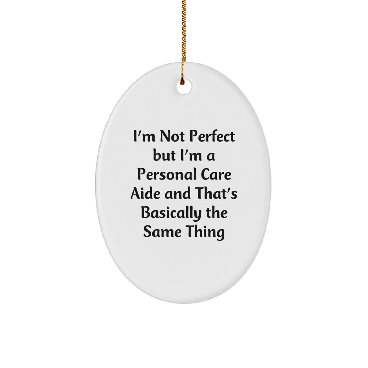 Personal Care Aide Christmas Ornament Treasure for Family Gift - Image 1