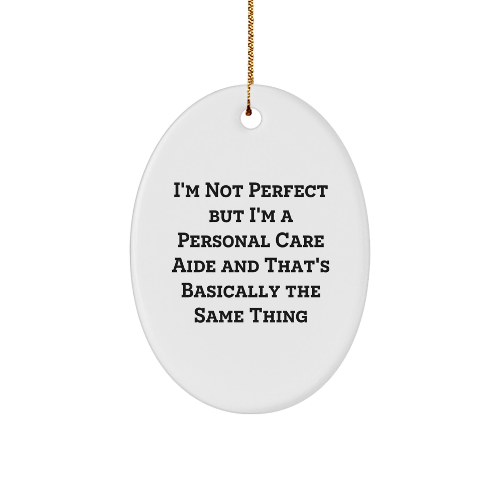 Personal Care Aide Christmas Ornament Idea for Coworkers Gift - Image 1