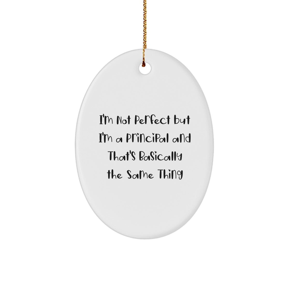 Principal Office Hero Keepsake Bright Christmas Ornament for Him Gift - Image 1