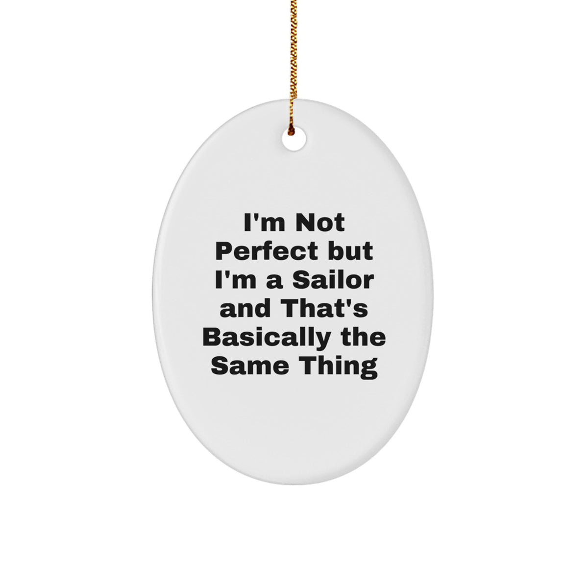 Christmas Gift for Her Sailor Ornament Present - Image 1
