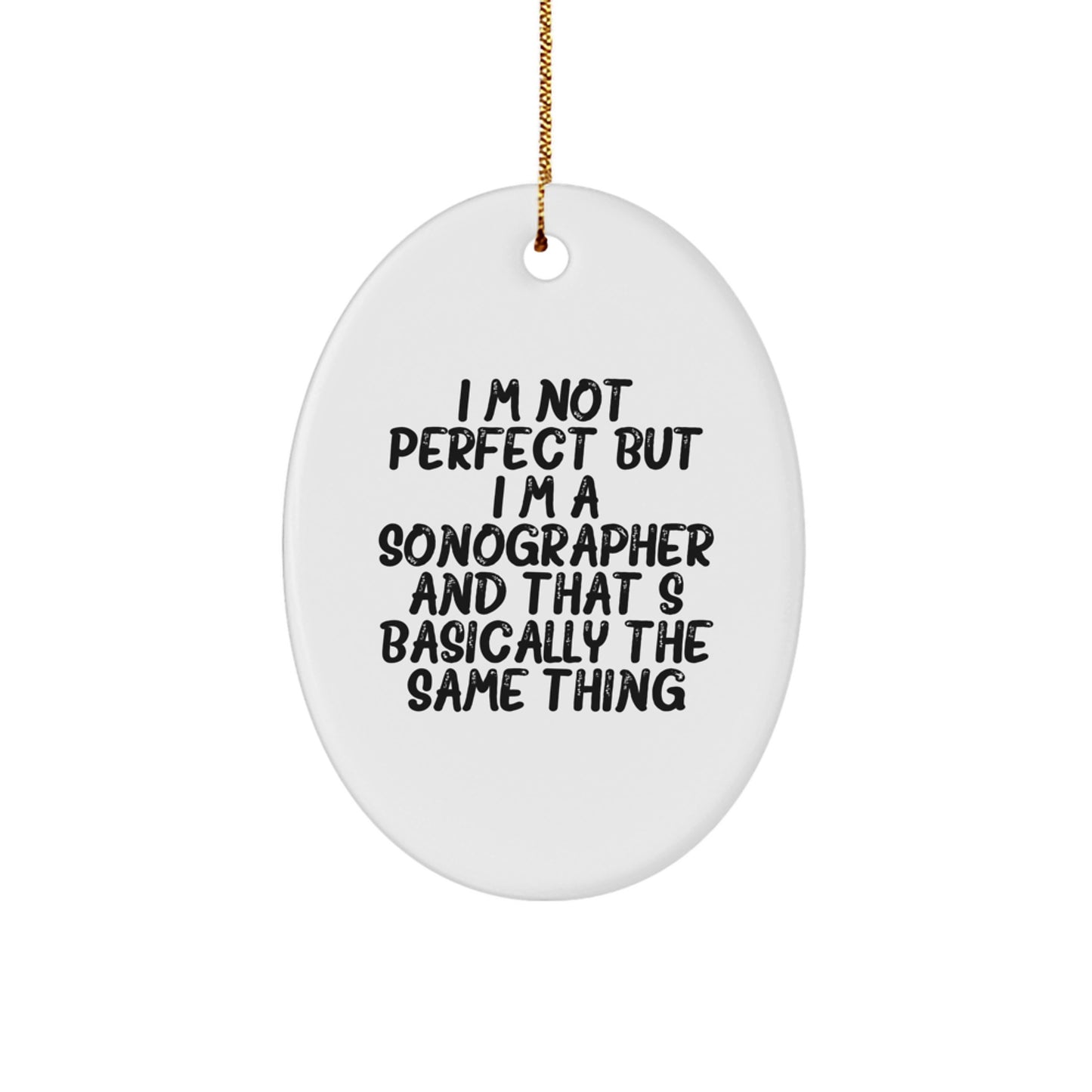 Sonographer Christmas Ornament Idea for Coworkers Gift Holiday - Image 1