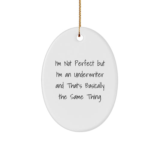 Essential Underwriter Christmas Ornament for a Best Friend Gift - Image 1