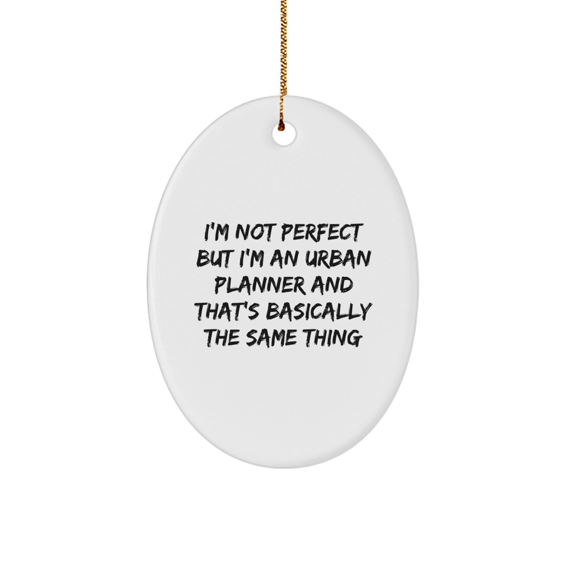 Urban Planner Keepsake Christmas Ornament for Him Gift – Holiday Tree - Image 1
