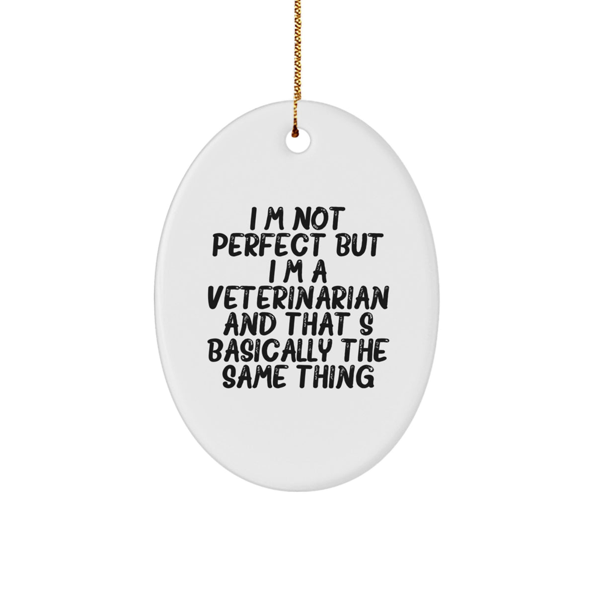 Veterinarian Novelty Christmas Ornament Keepsake Gift for Friends - Image 1