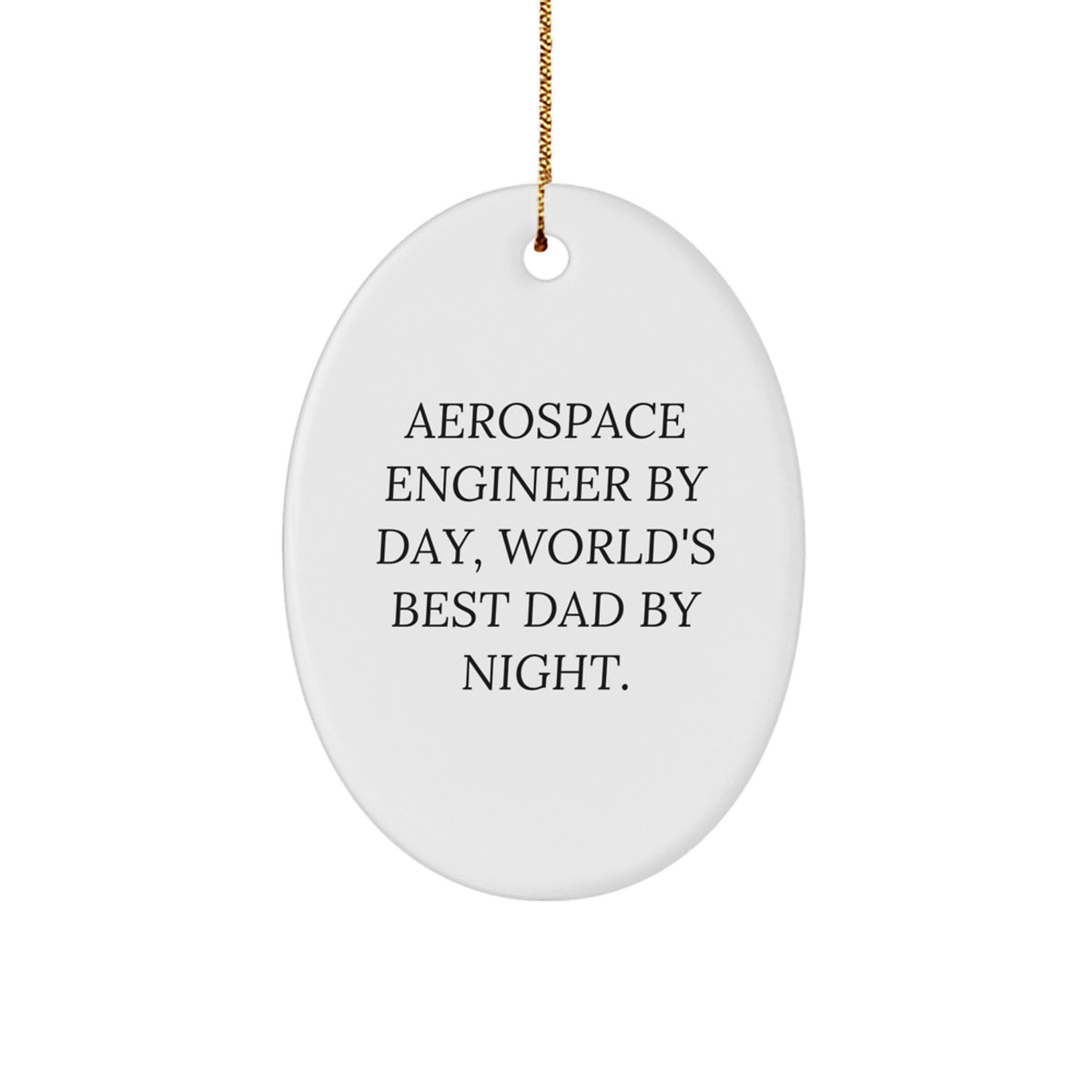 Aerospace Engineer Christmas Ornament for Family Treasure Gift - Image 1