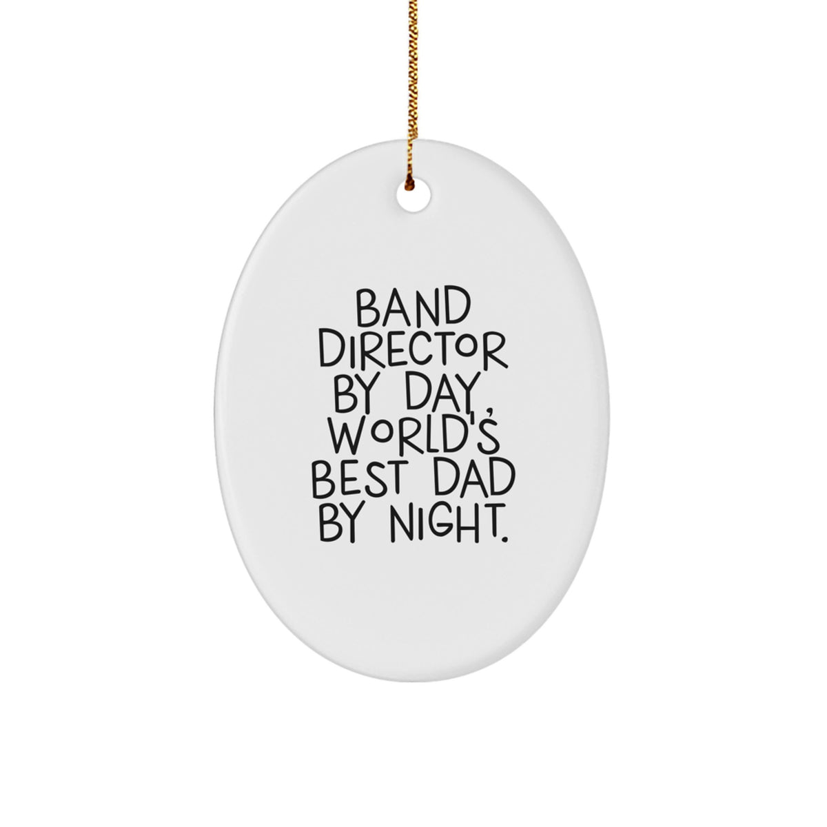 Band Director Christmas Ornament Keepsake Gift for Him - Image 1