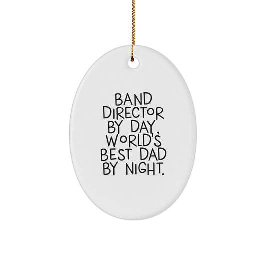 Band Director Christmas Ornament Keepsake Gift for Him - Image 1