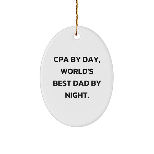 Playful Cpa Christmas Ornament Novelty for Friends Bright Gift - Image 1