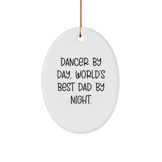 Dancer Oval Ornament Idea for Coworkers Christmas Gift - Image 1