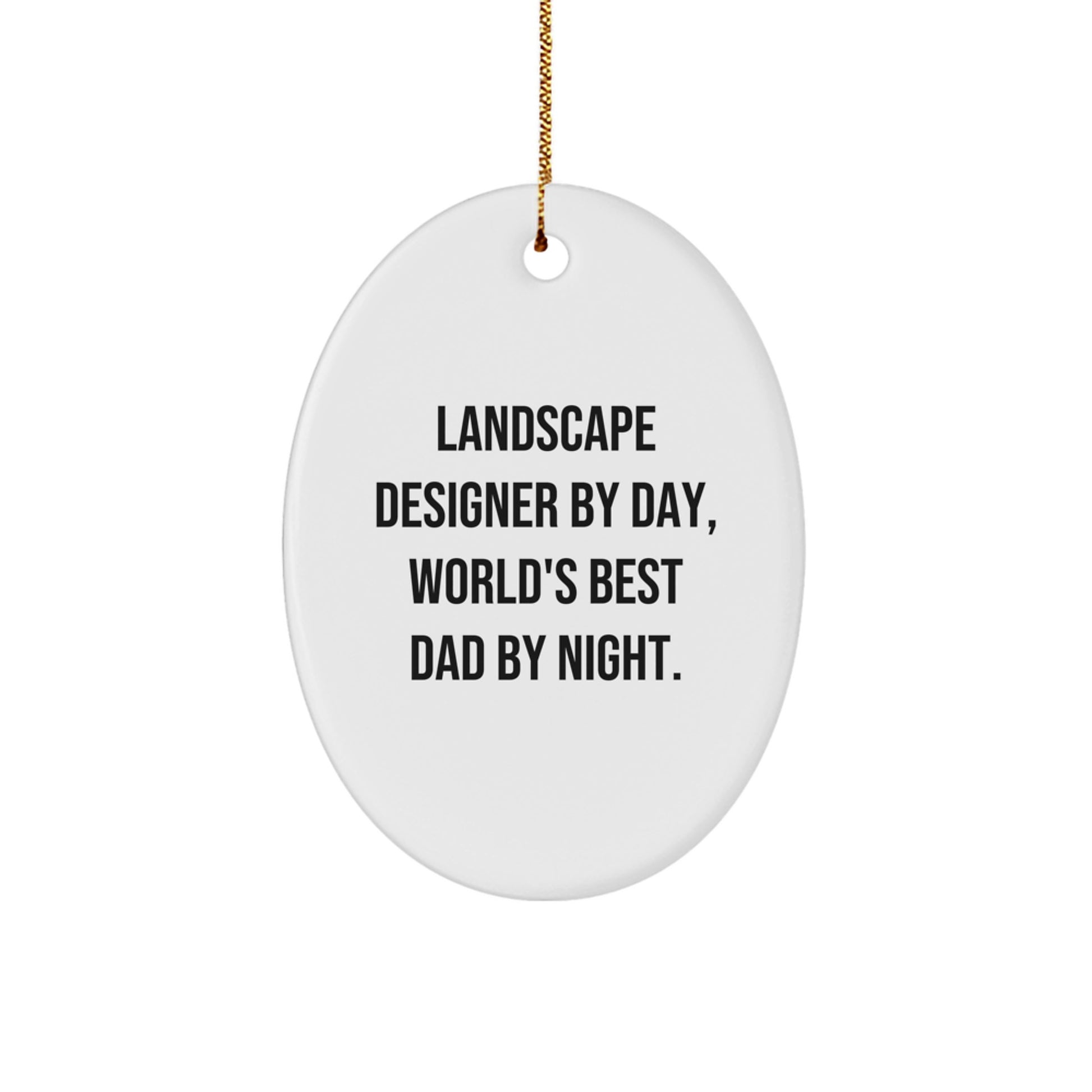 Landscape Designer Christmas Ornament Surprise for Family Gift - Image 1