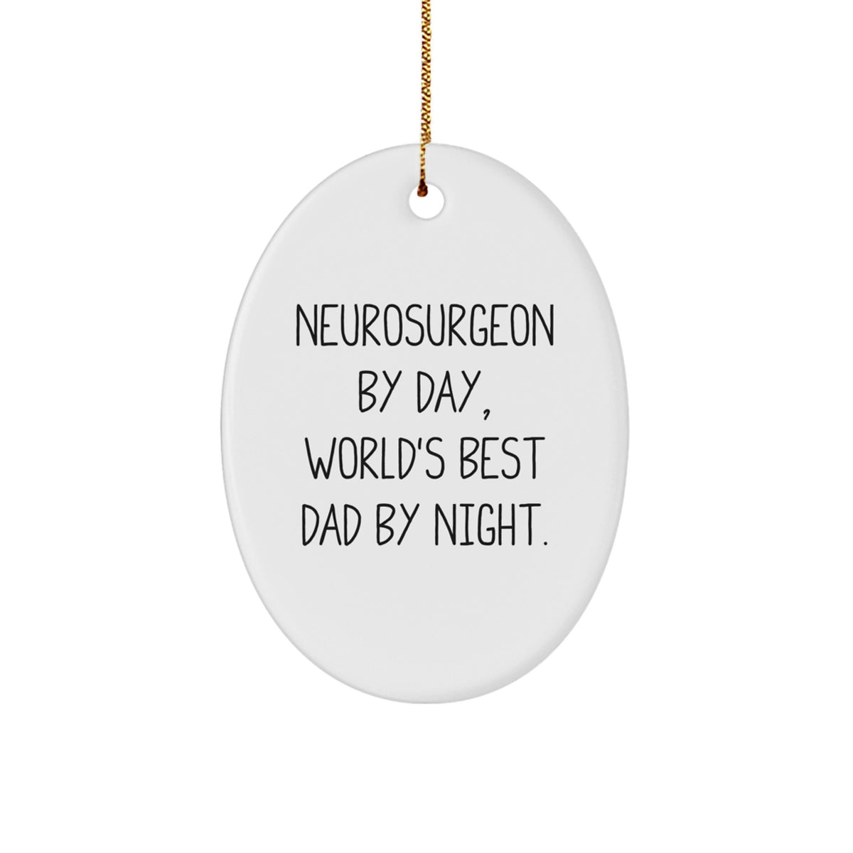 Neurosurgeon Christmas Ornament Idea for Coworkers Office Holiday Gift - Image 1