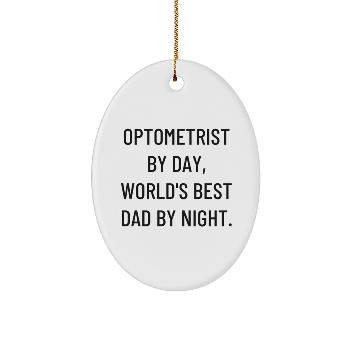 Optometrist Christmas Ornament Essential for a Best Friend Gift - Image 1