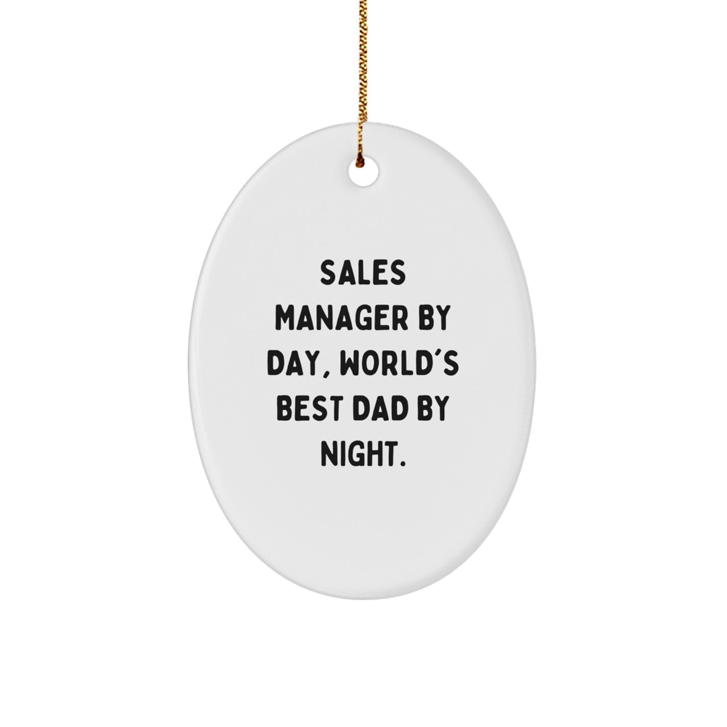 Family Treasure Christmas Ornament Gift for Sales Manager - Image 1