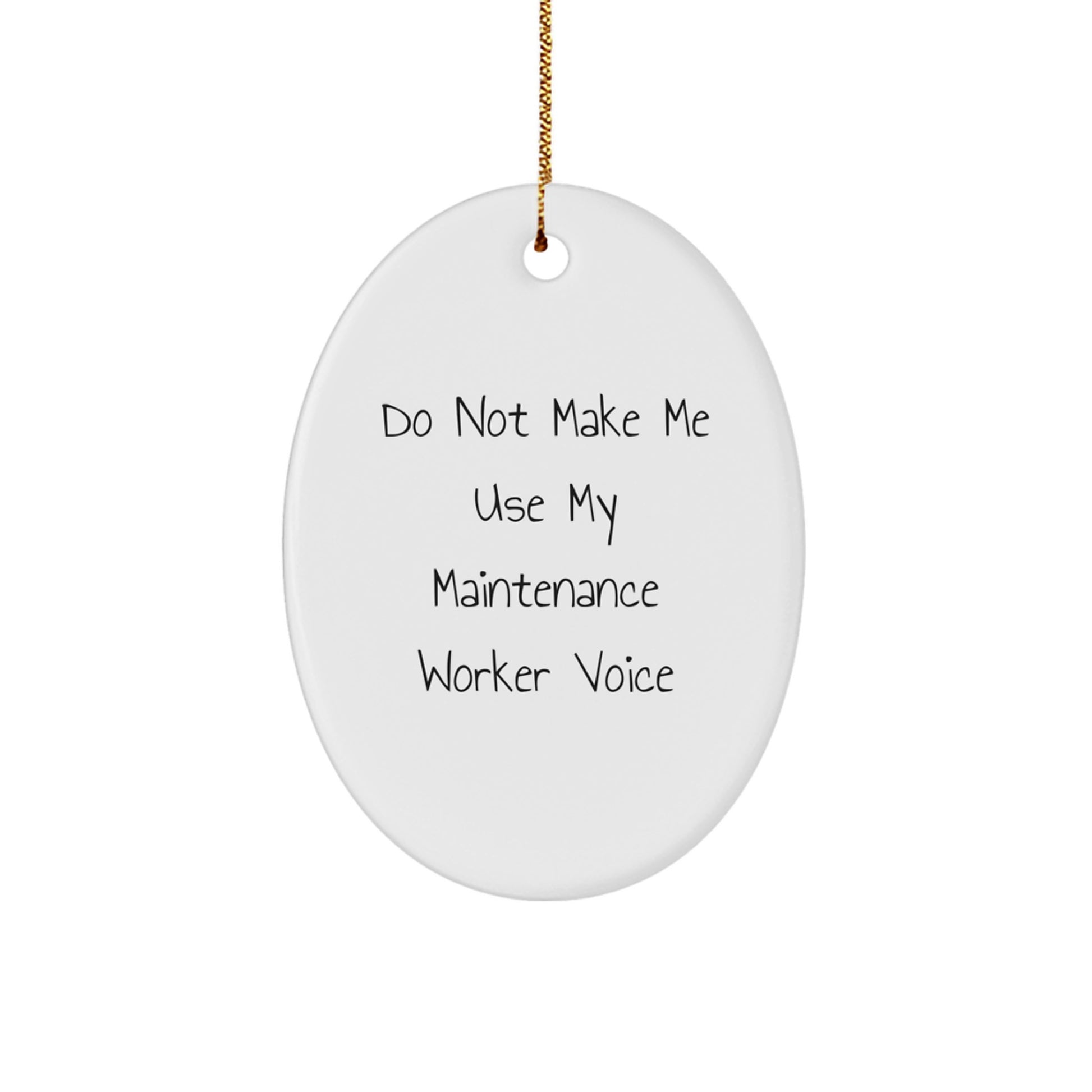 Maintenance Worker Surprise Christmas Ornament Gift for Teens - Image 1