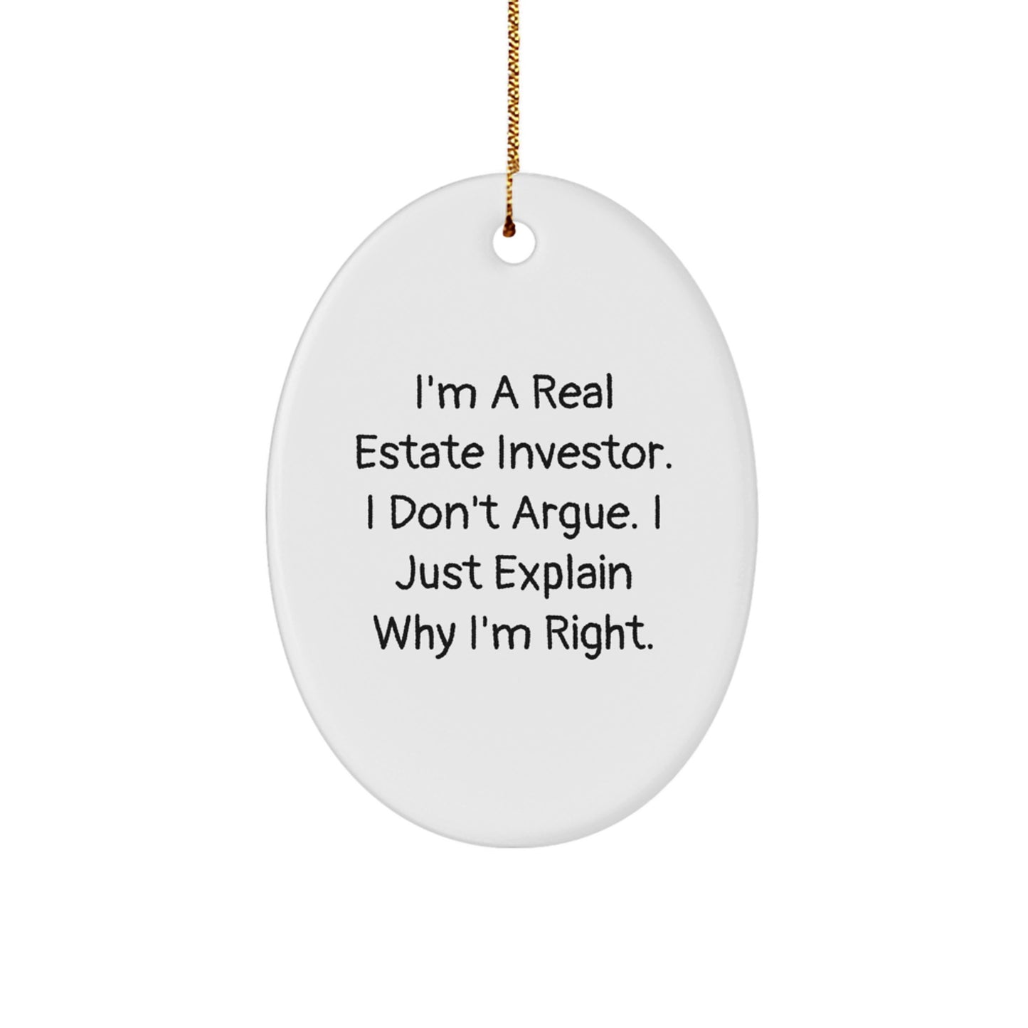 Real Estate Investor Favorite Christmas Ornament for Kids Gift - Image 1