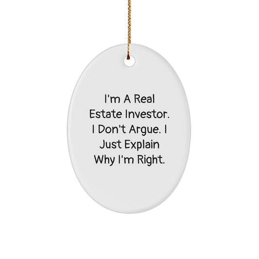 Real Estate Investor Favorite Christmas Ornament for Kids Gift - Image 1