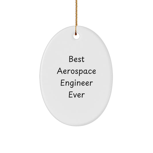 Playful Best Aerospace Engineer Ever Gift for Friends Christmas Ornament - Image 1