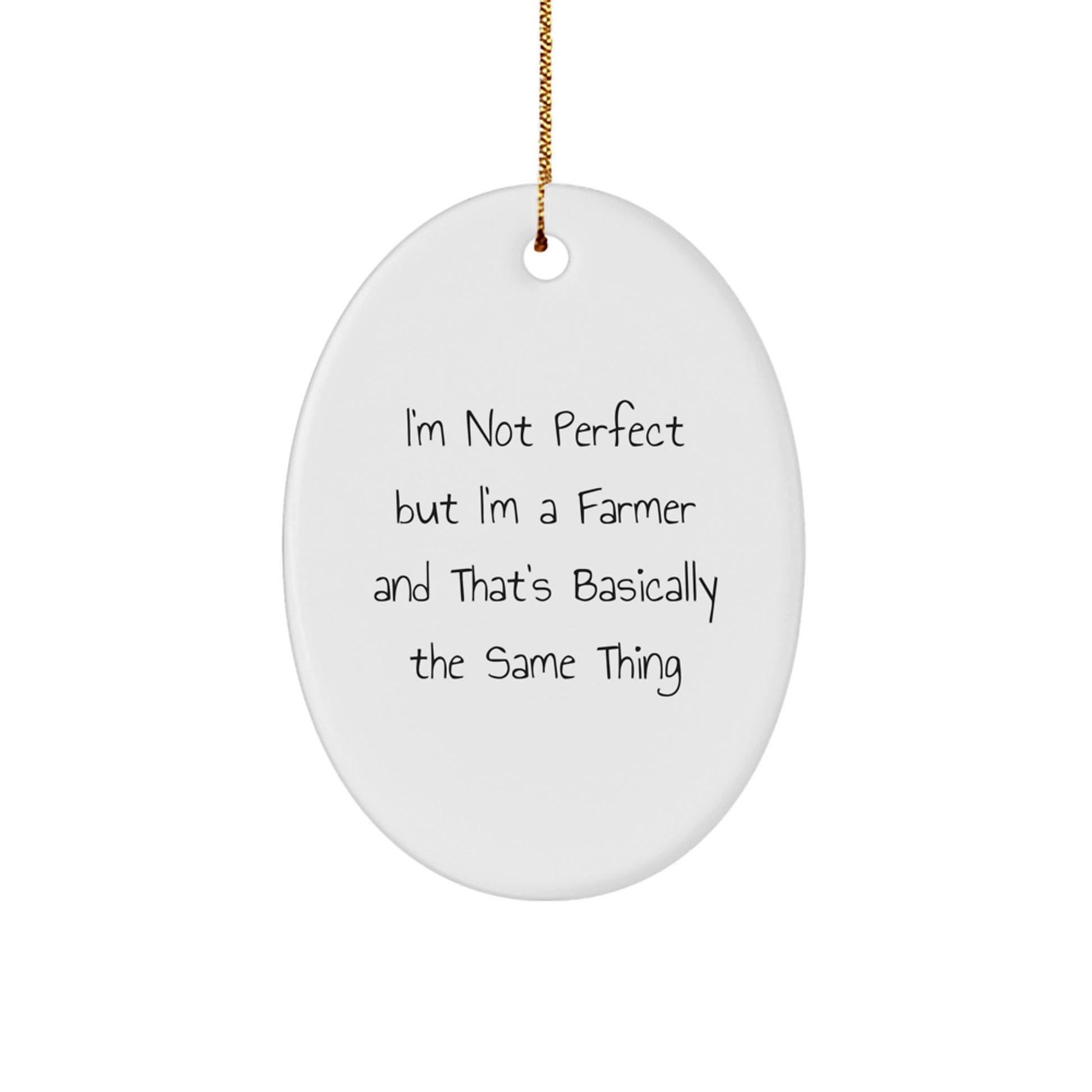 Farmer Essential Christmas Ornament Gift for a Best Friend - Image 1