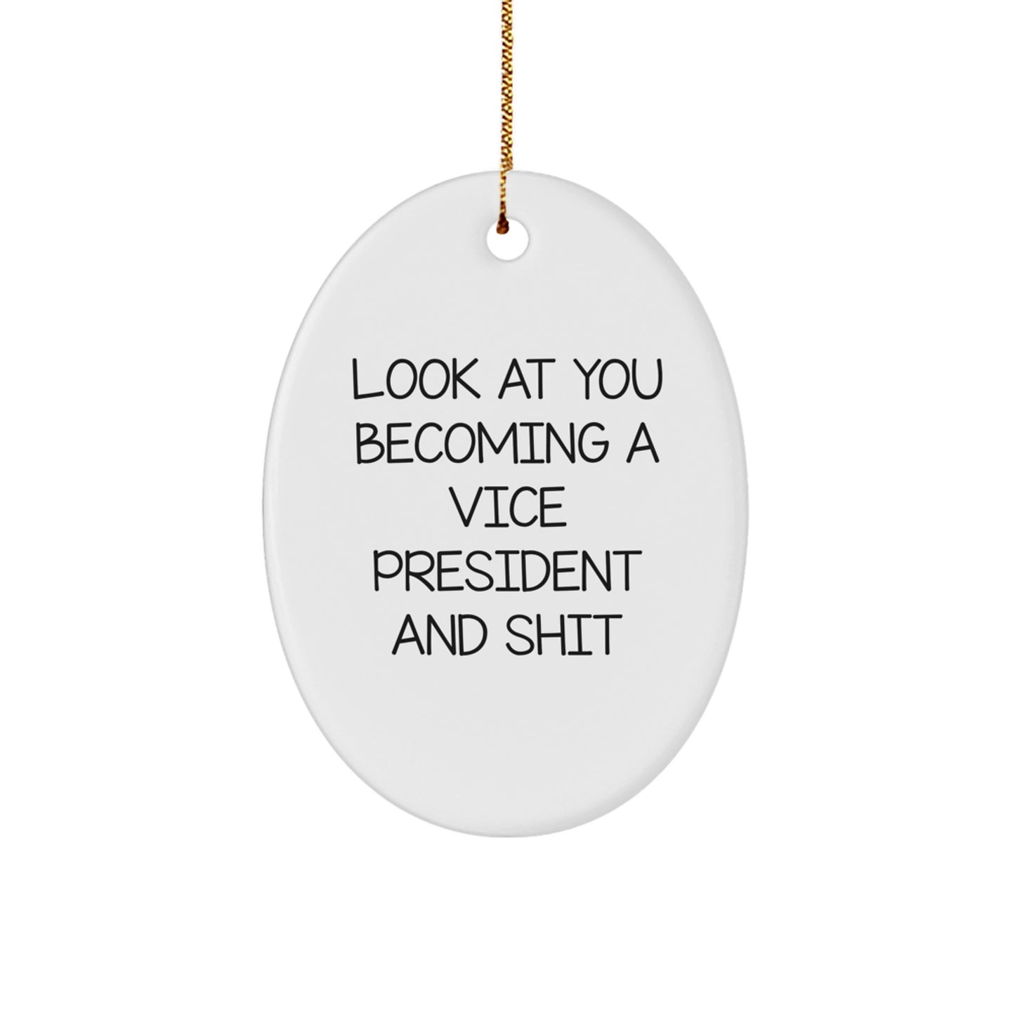 Vice President Keepsake Christmas Ornament for Him Gift - Image 1