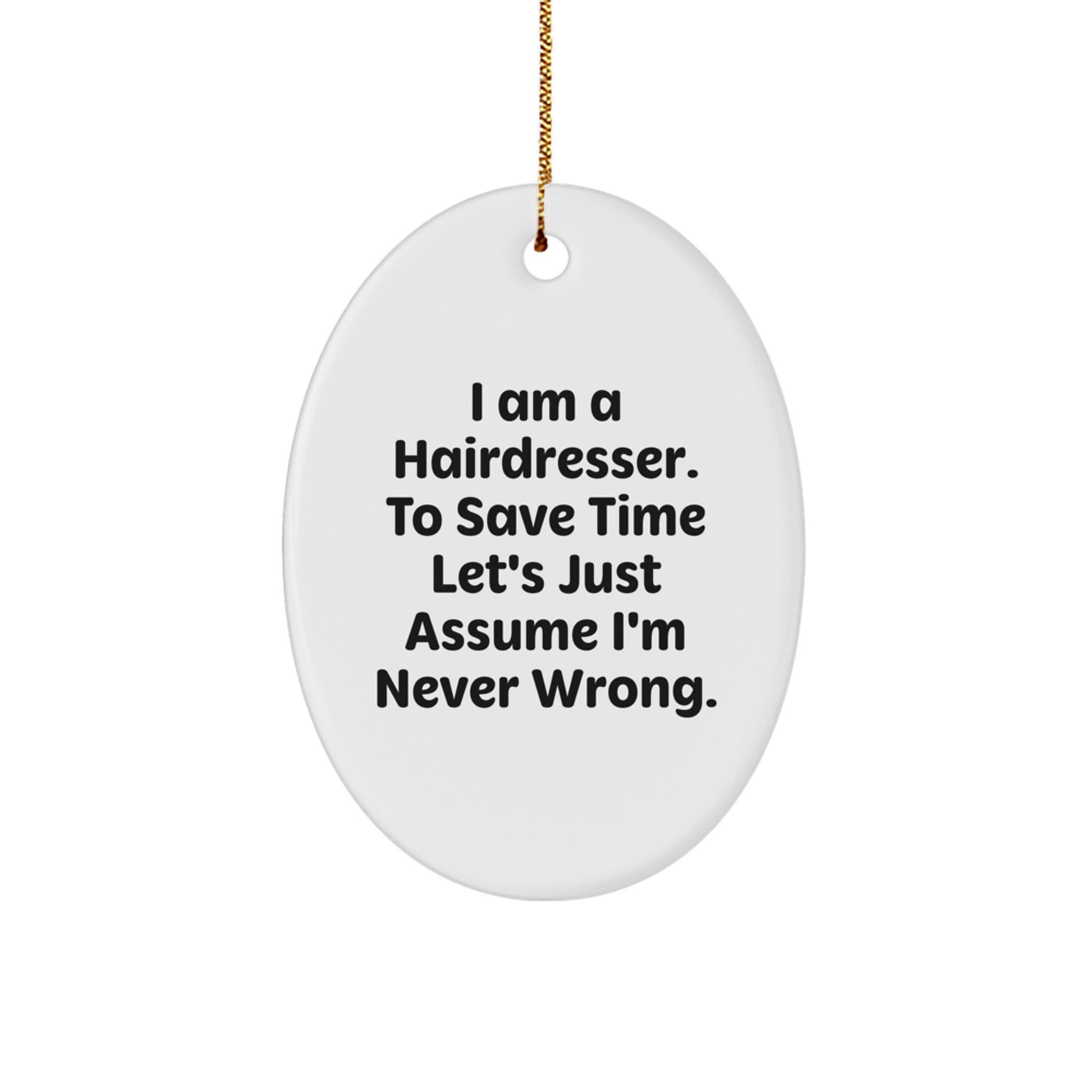 Funny Hairdresser Gifts from Men to Hairdresser Friends at Christmas Unique Gifts - Image 1