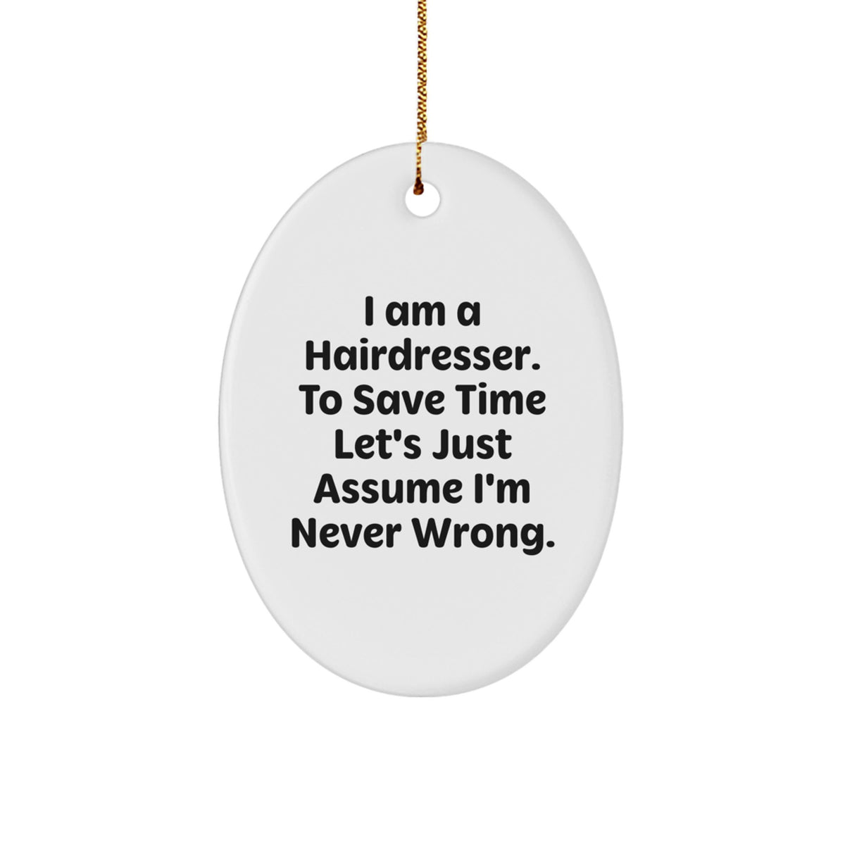 Funny Hairdresser Gifts from Men to Hairdresser Friends at Christmas Unique Gifts - Image 1