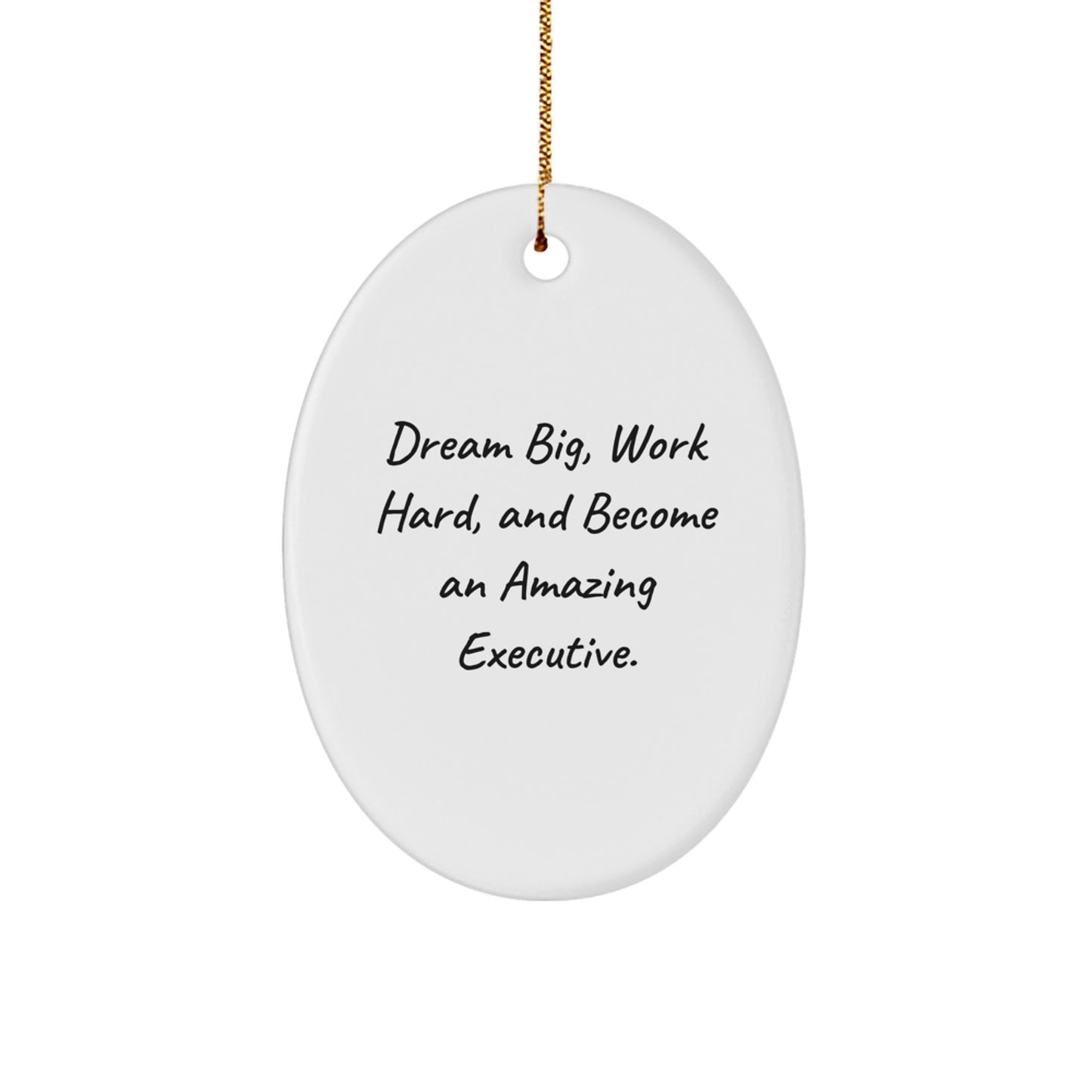 Funny Executive Oval Ornament Gifts for Men from Friends, Executive Unique Christmas Unique Gifts for Him - Image 1