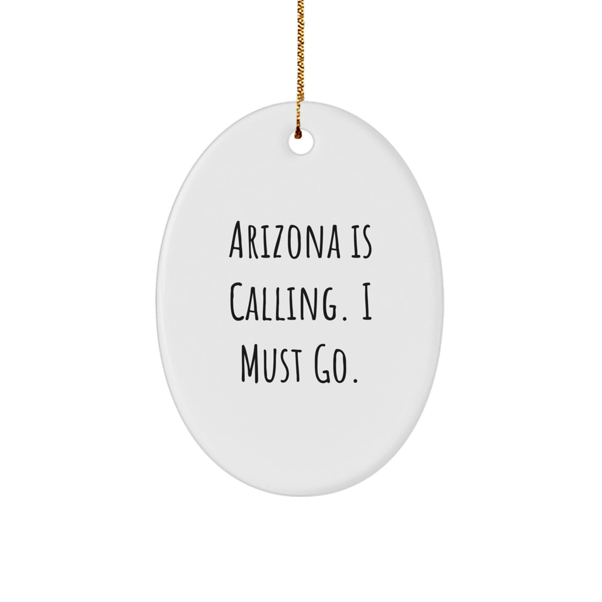 Arizona Christmas Ornament Gift for a Best Friend - Essential, Warm - Image 1
