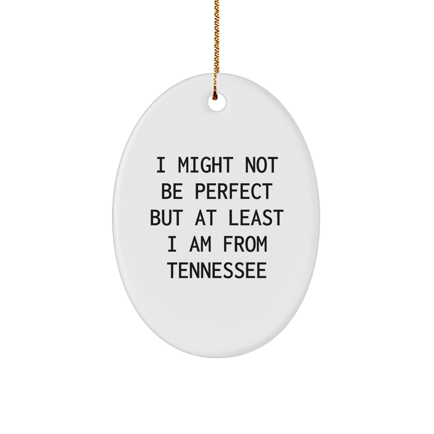 Him Keepsake Tennessee Christmas Ornament I Might Not Be Ideal Gift - Image 1