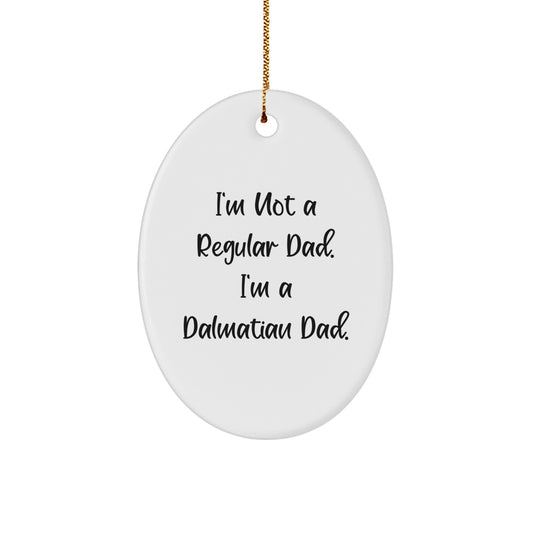 Dalmatian Dad Keepsake Christmas Ornament for Him Gift - Image 1