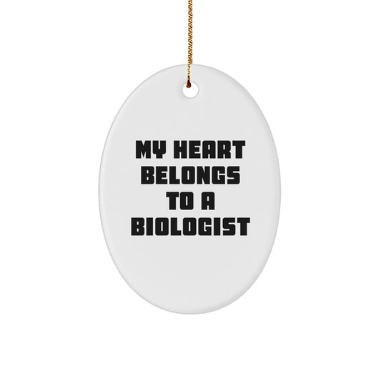 Playful Biologist Christmas Ornament Novelty for Friends Gift - Image 1
